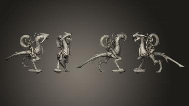 Military figurines Voluptuaris Chasers A Base 001 3d model