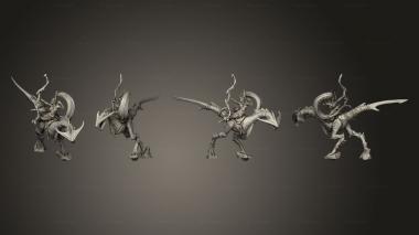 Military figurines Voluptuaris Chasers A Base 002 3d model