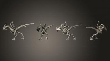 Military figurines Voluptuaris Chasers A Base 003 3d model