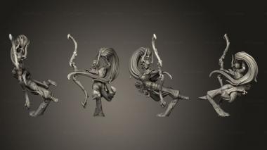 Military figurines Volupturia Archer A Base 002 3d model