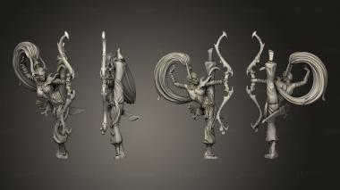Military figurines Volupturia Archer A Base 003 3d model