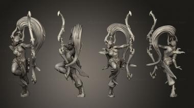 Military figurines Volupturia Archer A Base 004 3d model