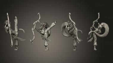 Military figurines Volupturia Archer A Base 005 3d model