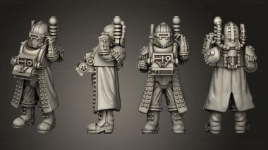 Military figurines vox 3d model