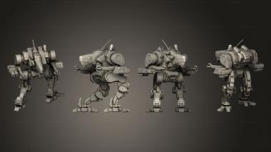 Military figurines VPR Prime 4 3d model