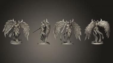 Military figurines Vulcanus Angel of War 3d model