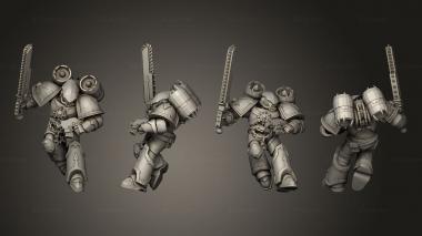 Military figurines Vulture Chain 2 3d model