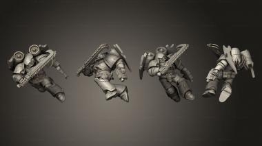 Military figurines Vulture Chain 3 3d model