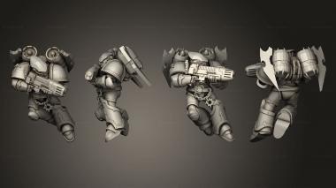 Military figurines Vulture Plasma 1 3d model