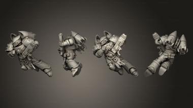 Military figurines Vulture Plasma 2 3d model