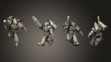 Military figurines Vulture Plasma 3 3d model