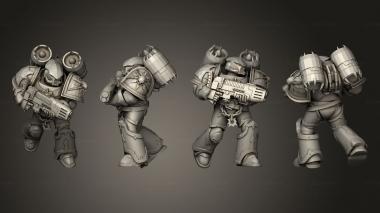 Military figurines Vulture Plasma 4 3d model