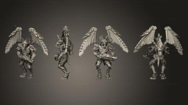 Military figurines Vultures 1 Blaster 3d model
