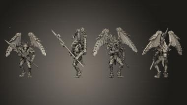 Military figurines Vultures 1 Spear 3d model