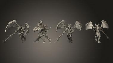 Military figurines Vultures 2 Spear 3d model