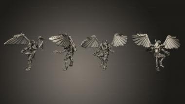 Military figurines Vultures 3 Claw 3d model