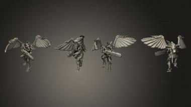 Military figurines Vultures 3 Rifle 3d model