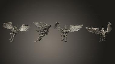 Military figurines Vultures 3 Shotgun 3d model