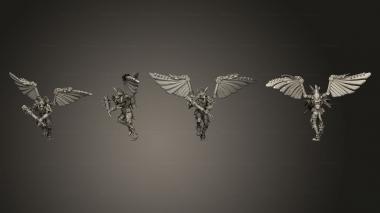 Military figurines Vultures 4 Club 3d model