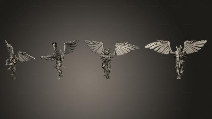 Military figurines (Vultures 4 Rifle, STKW_14524) 3D models for cnc