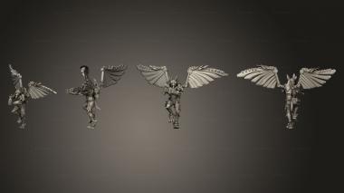 Military figurines Vultures 4 Zapper 3d model
