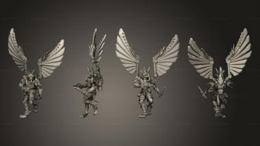 Military figurines Vultures 5 Knife 3d model