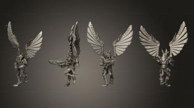 Military figurines Vultures 5 Rifle 3d model