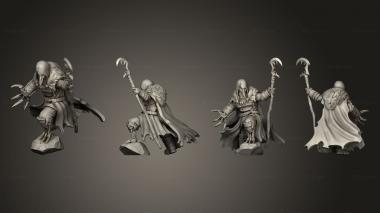 Military figurines Vultures Horde e  hezur priest of gore 3d model