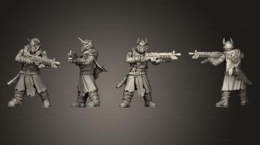 Military figurines Vultures Horde vultures butchers squad commander axe 003 3d model