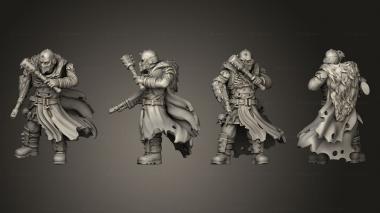 Military figurines Vultures Horde vultures butchers squad commander axe 009 3d model