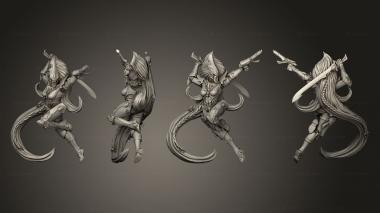 Military figurines Wailing Furie 03 3d model