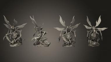 Military figurines Wailwasps 01 3d model