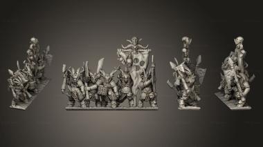 Military figurines Wakes Emporium Greater Beastkin Regular Command Stand 1 3d model