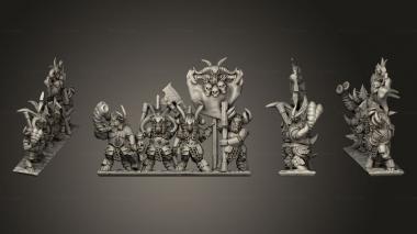 Military figurines Wakes Emporium Greater Beastkin Regular Command Stand 2 3d model