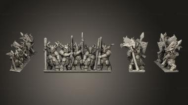 Military figurines Wakes Emporium Greater Beastkin Regular Stand 1 3d model