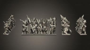 Military figurines Wakes Emporium Greater Beastkin Regular Stand 2 3d model