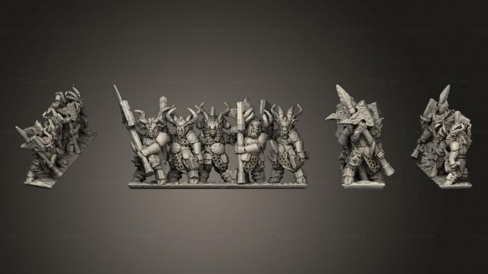 Military figurines (Wakes Emporium Greater Beastkin Regular Stand 3, STKW_14571) 3D models for cnc