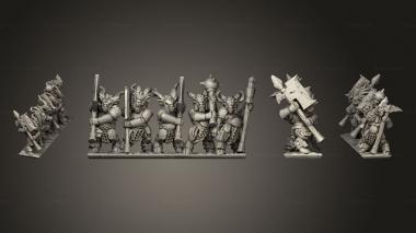 Military figurines Wakes Emporium Greater Beastkin Regular Stand 4 3d model