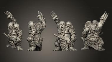 Military figurines Walrus Folk B Unbased 3d model