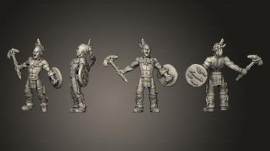 Military figurines War 1 3d model