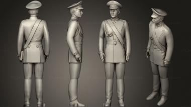 Military figurines Man In Uniform 0116 12 2 3d model