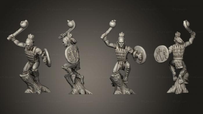 Military figurines (War 3, STKW_14581) 3D models for cnc
