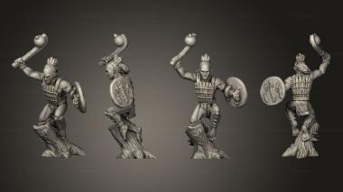 Military figurines War 3 3d model