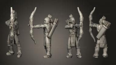 Military figurines War Archer 2 3d model