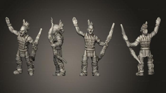 Military figurines (War Archer 3, STKW_14583) 3D models for cnc