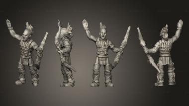 Military figurines War Archer 3 3d model