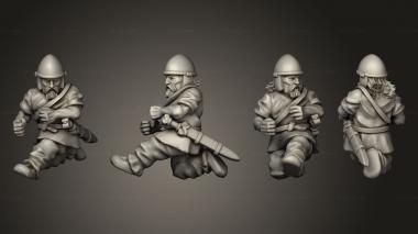 Military figurines WAR CHARIOT DRIVER B 3d model