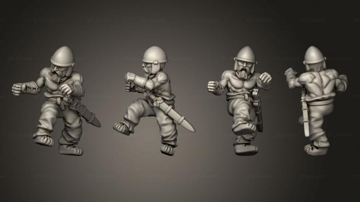 Military figurines (WAR CHARIOT DRIVER C, STKW_14587) 3D models for cnc