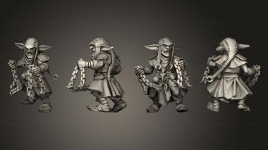 Military figurines War Chariot Goblin Driver 3d model