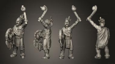 Military figurines War Club 1 3d model
